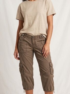 UNIONBAY Women's Tan Cargo Bermuda Shorts #232